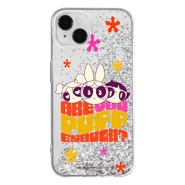 Phone Case Powerpuff Girls 043 The Powerpuff Girls Liquid Glitter Silver