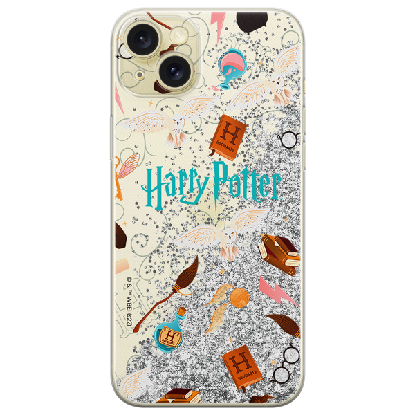 Phone Case Harry Potter 228 Harry Potter Liquid Glitter Silver