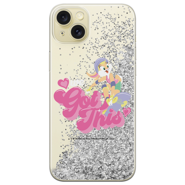 Phone Case Lola 004 Looney Tunes Liquid Glitter Silver