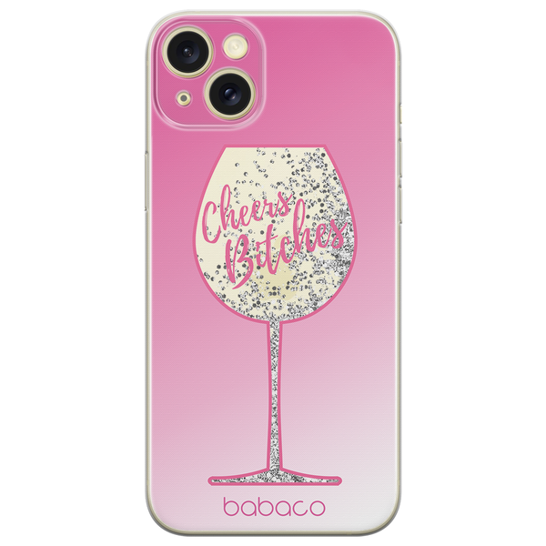 Phone Case Champagne 001 Babaco Liquid Glitter Silver