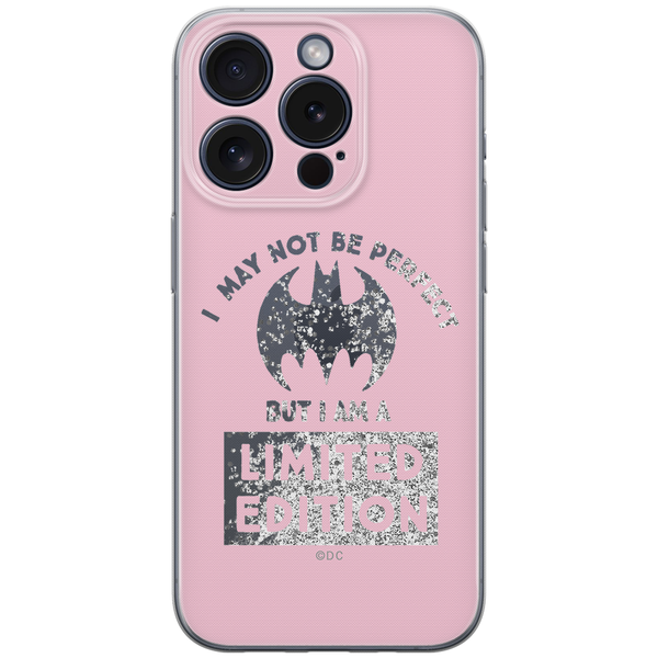 Phone Case Bat Girl 008 DC Liquid Glitter Silver