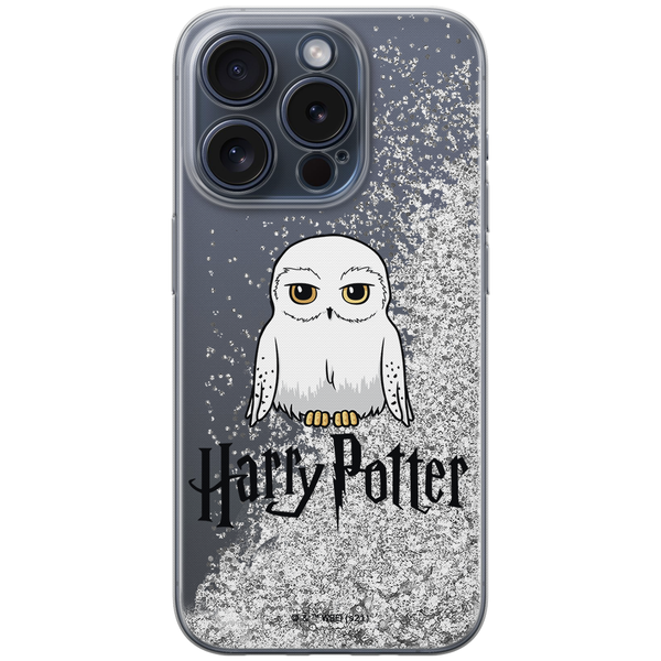 Phone Case Harry Potter 070 Harry Potter Liquid Glitter Silver