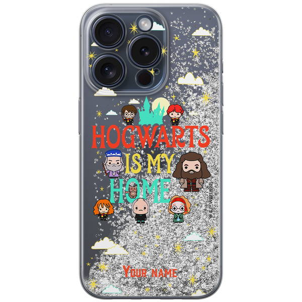 Phone Case Personalized Harry Potter 237 Harry Potter Liquid Glitter Silver