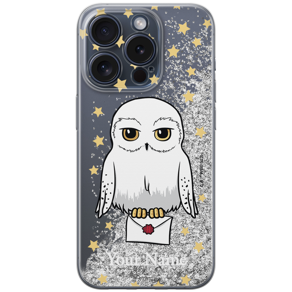 Phone Case Personalized Harry Potter 240 Harry Potter Liquid Glitter Silver