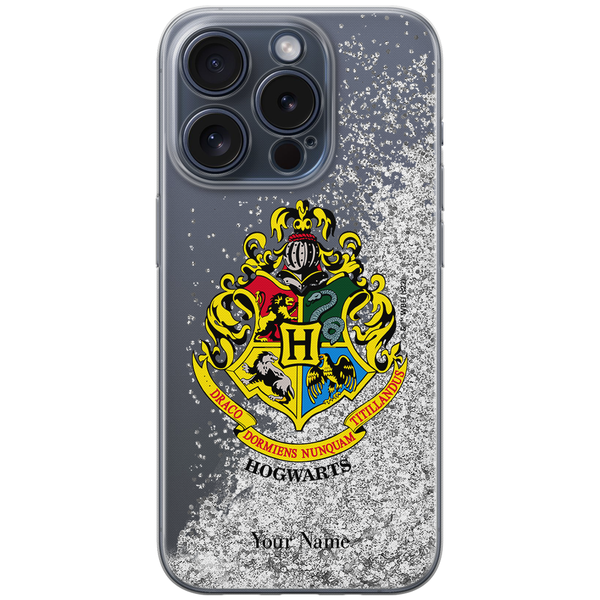 Phone Case Personalized Harry Potter 205 Harry Potter Liquid Glitter Silver