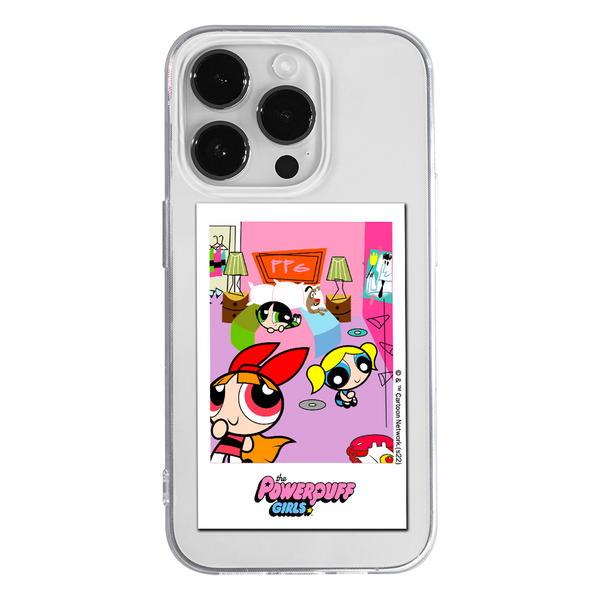 Phone Case Powerpuff Girls 021 The Powerpuff Girls Partial Print Transparent