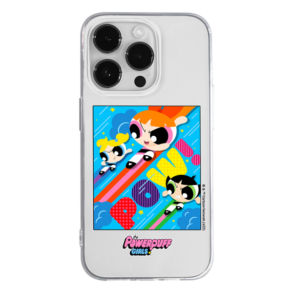 Phone Case Powerpuff Girls 025 The Powerpuff Girls Partial Print Transparent