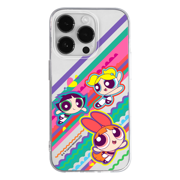 Phone Case Powerpuff Girls 026 The Powerpuff Girls Partial Print Transparent