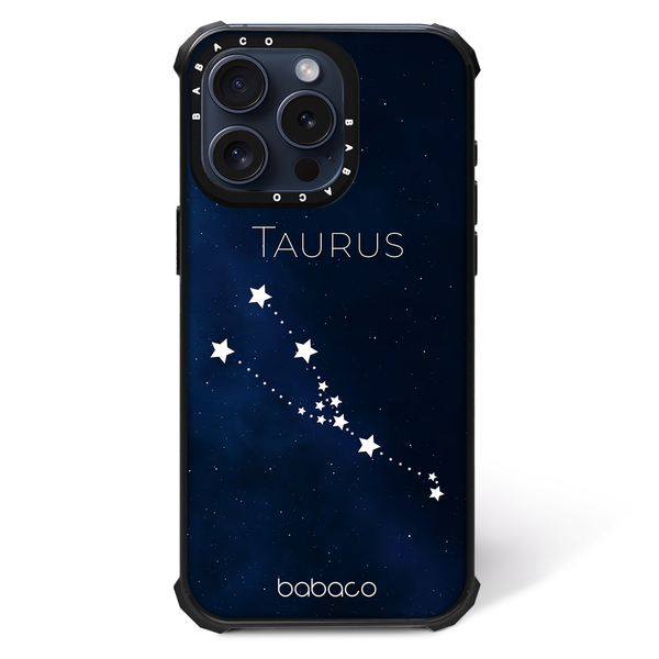 Phone Case Shockproof Magsafe Zodiac Constellation 002 Babaco Full Print Navy Blue