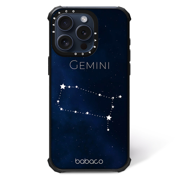 Phone Case Shockproof Magsafe Zodiac Constellation 003 Babaco Full Print Navy Blue