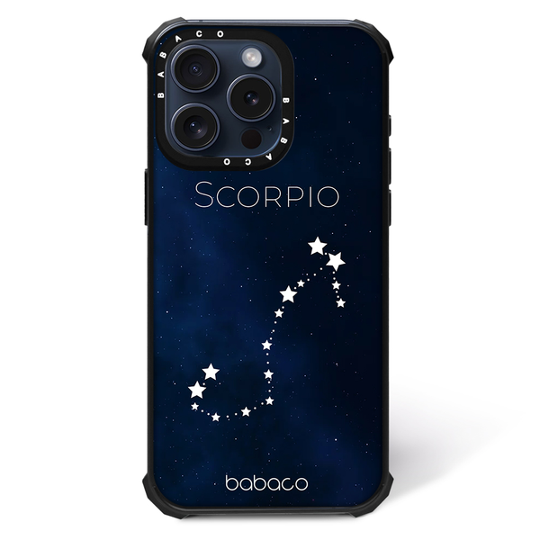 Phone Case Shockproof Magsafe Zodiac Constellation 008 Babaco Full Print Navy Blue