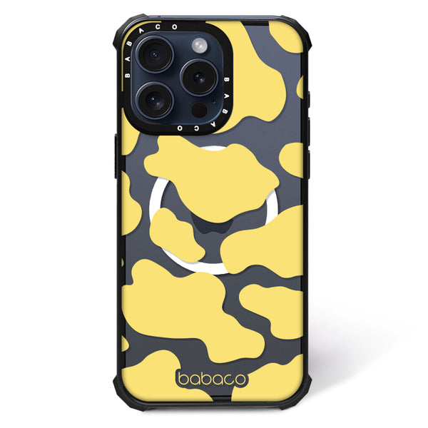 Phone Case Shockproof Magsafe Butterflies 001 Babaco Partial Print Yellow