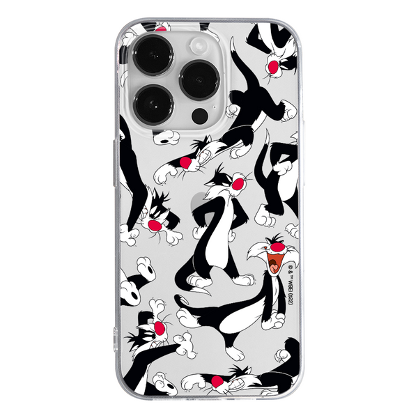 Phone Case Sylvester 006 Looney Tunes Partial Print Transparent