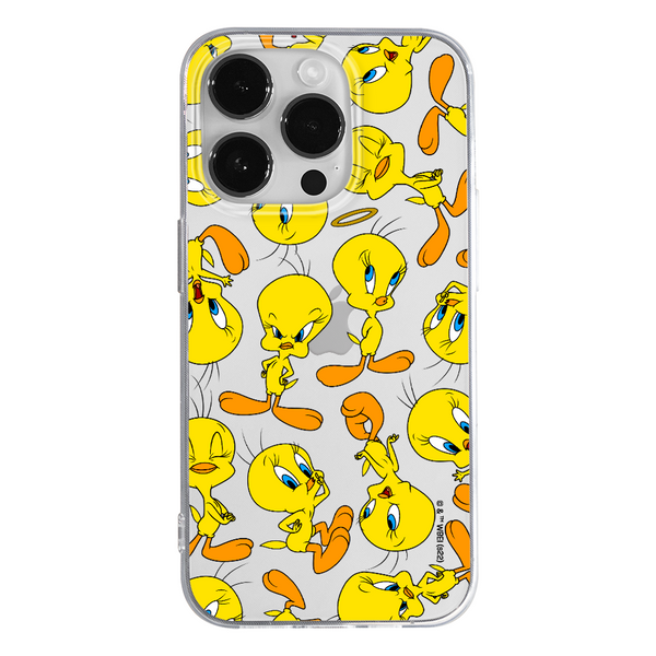 Phone Case Tweety 010 Looney Tunes Partial Print Transparent