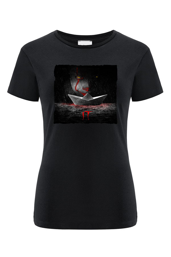 Women's T-shirt It 002 Horror Black