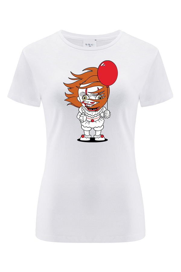 Women's T-shirt It 005 Horror White