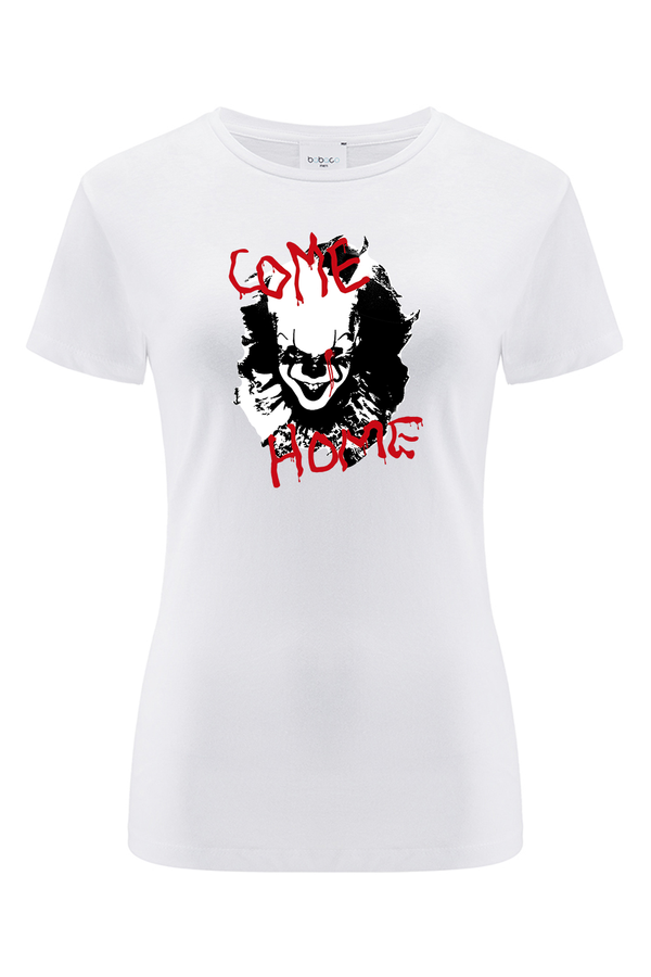 Women's T-shirt It 014 Horror White