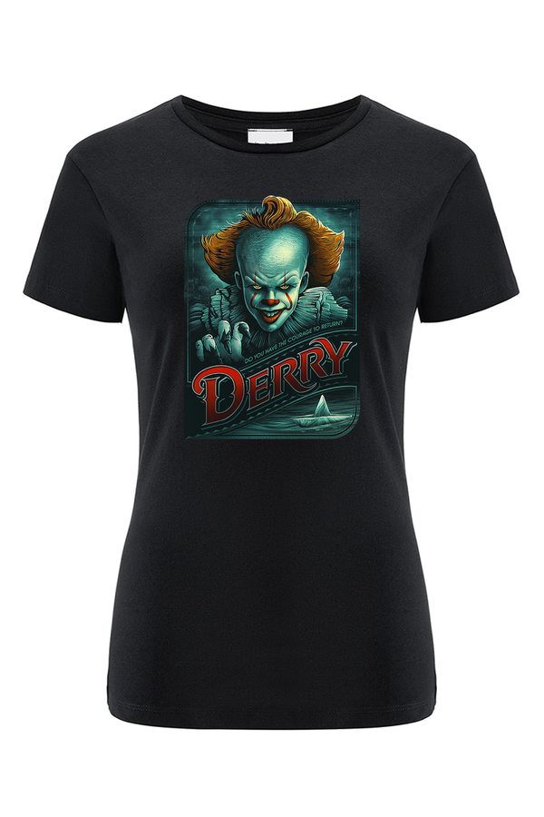 Women's T-shirt It 021 Horror Black