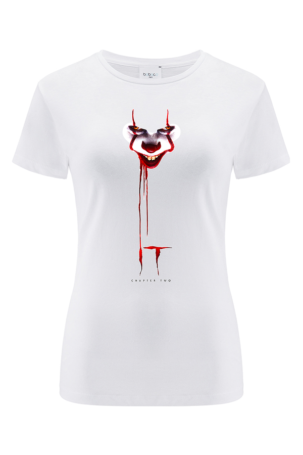 Women's T-shirt It 024 Horror White