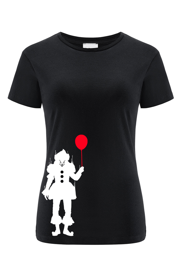 Women's T-shirt It 031 Horror Black