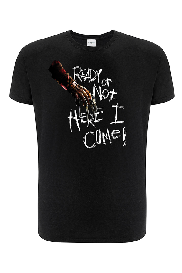 Men's T-shirt Nightmare of Elm Street 001 Horror Black