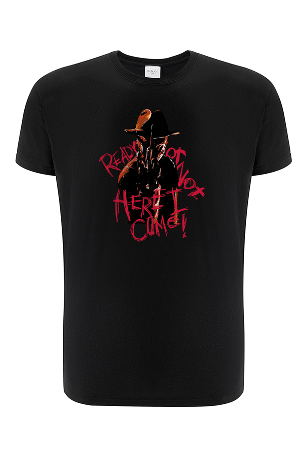 Men's T-shirt Nightmare of Elm Street 007 Horror Black