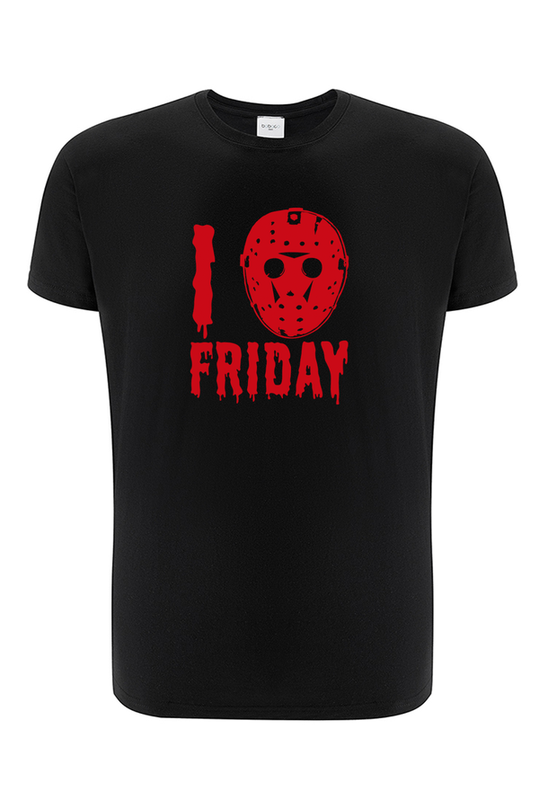 Men's T-shirt Friday the 13th 008 Horror Black