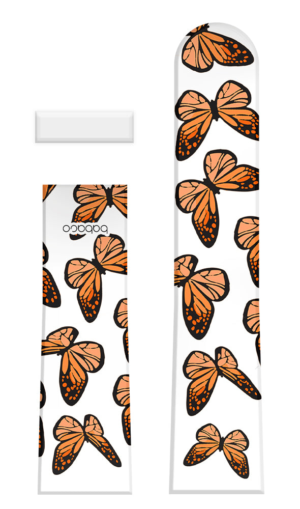 Watch Band Butterflies 002 Babaco Orange