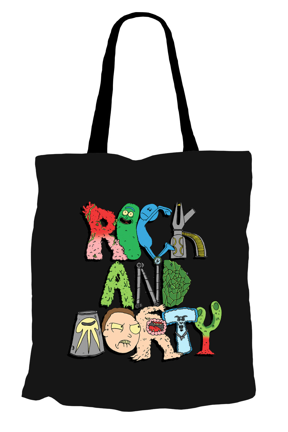 Tote Bag Rick and Morty 018 Rick and Morty Black – Babaco World