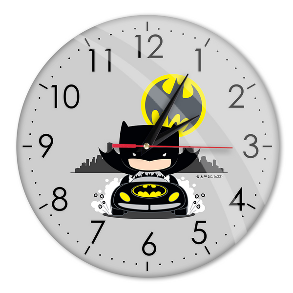 Wall Clock Glossy Batman 085 DC Gray