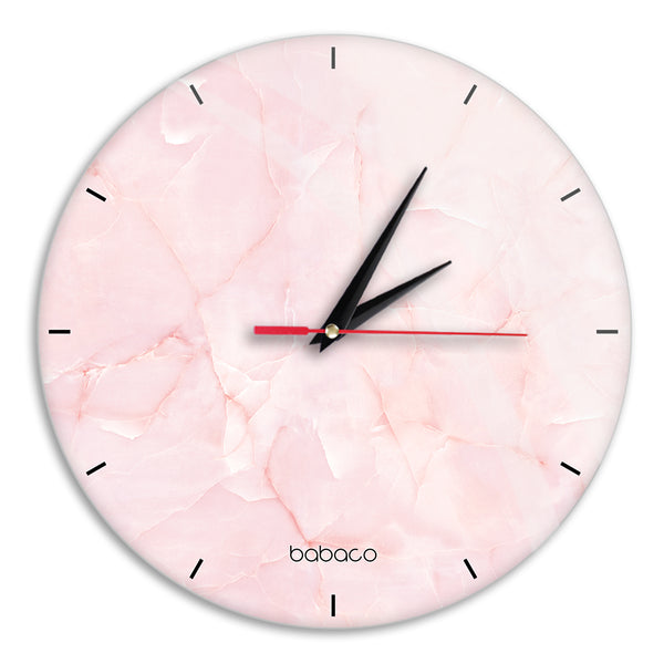 Wall Clock Glossy Abstract 030 Babaco Multicoloured