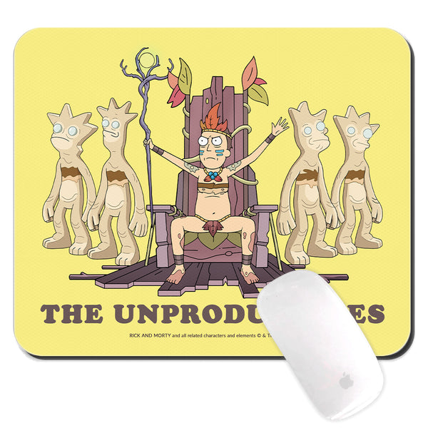Mouse Pad Rick and Morty 005 Rick and Morty Yellow
