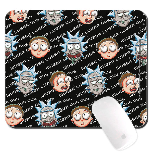 Mouse Pad Rick and Morty 002 Rick and Morty Black