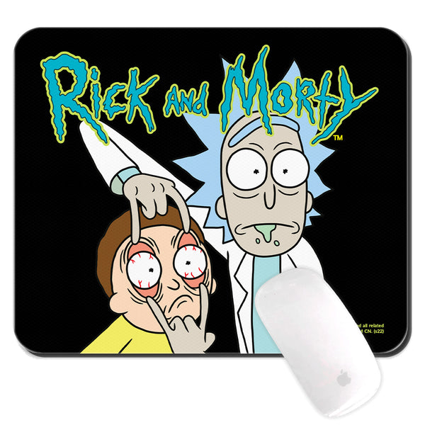 Mouse Pad Rick and Morty 007 Rick and Morty Black