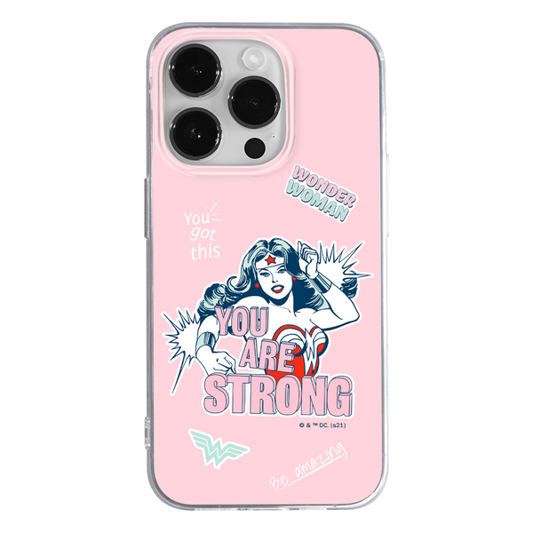 Phone Case Wonder Woman 025 DC Full Print Pink