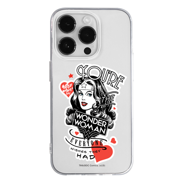 Phone Case Wonder Woman 014 DC Partial Print Transparent