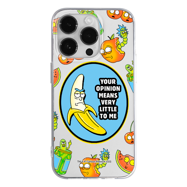 Phone Case Rick and Morty 009 Rick and Morty Partial Print Transparent