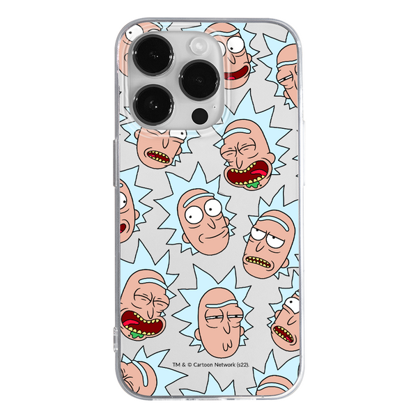 Phone Case Rick and Morty 015 Rick and Morty Partial Print Transparent