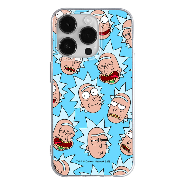 Phone Case Rick and Morty 015 Rick and Morty Full Print Blue