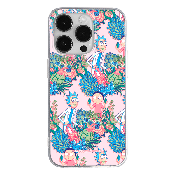 Phone Case Rick and Morty 021 Rick and Morty Full Print Pink