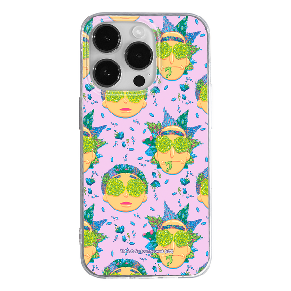 Phone Case Rick and Morty 022 Rick and Morty Full Print Pink