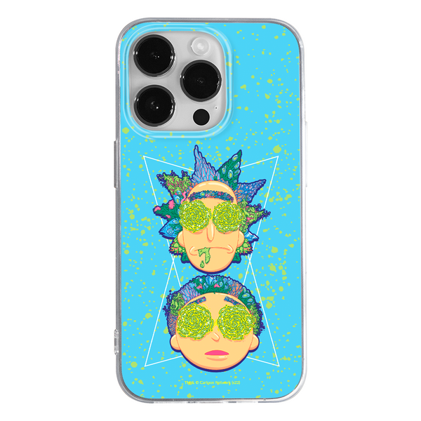 Phone Case Rick and Morty 023 Rick and Morty Full Print Blue