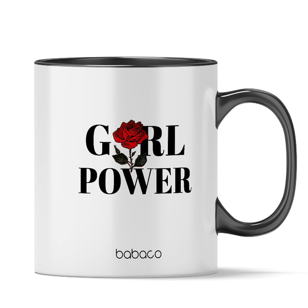 Mug 90's Girl 054  Babaco Black