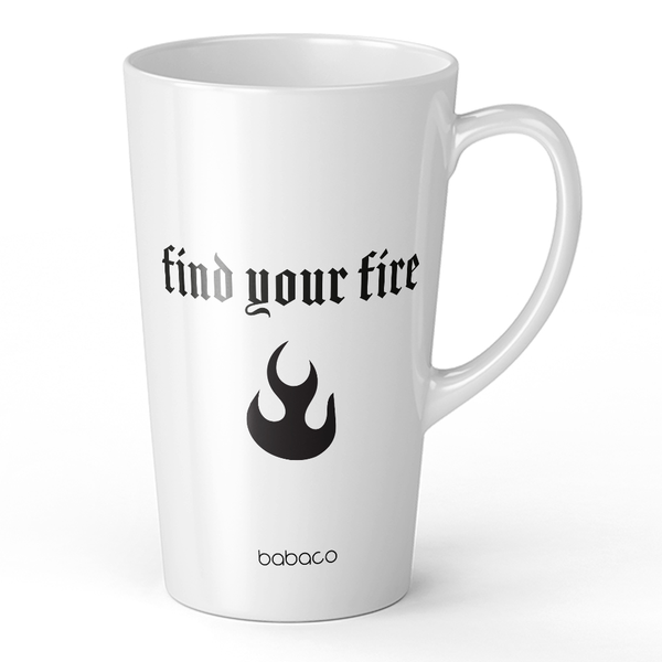 Mug Find your fire 001 Babaco White