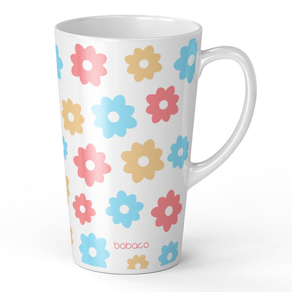 Mug Flowers 011  Babaco White