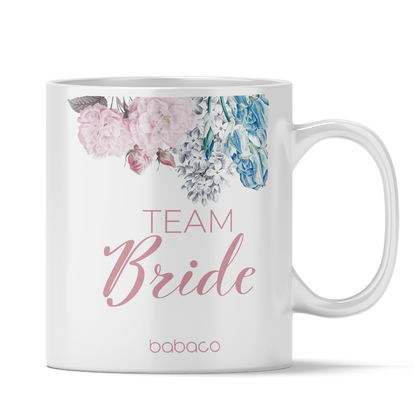 Mug Team Bride 004 Wedding Babaco White